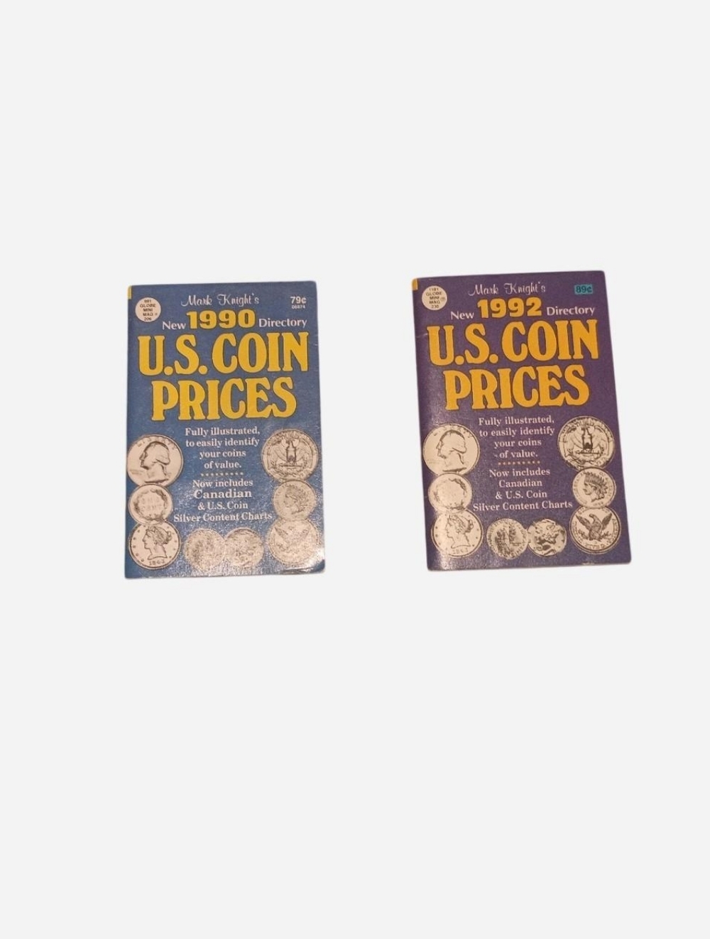U.S. Coin Prices Guide Booklets - Blue & Purple Covers